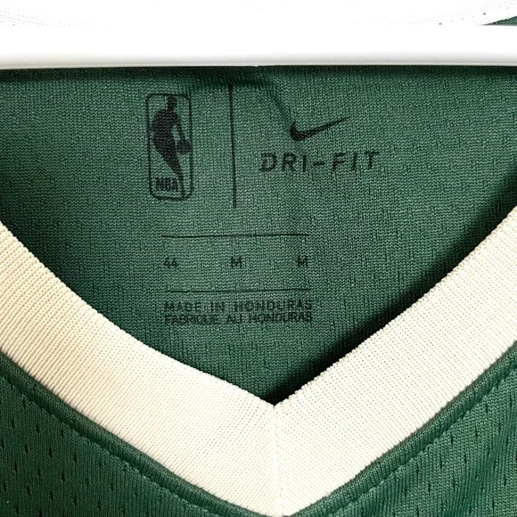 Nike NBA Bucks Jersey Antetokounmpo Green Basketball Jersey - Picture 3 of 7
